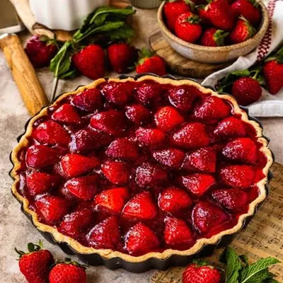 Strawberry tart
