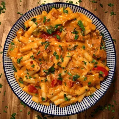 Chicken Fajita Mac and Cheese
